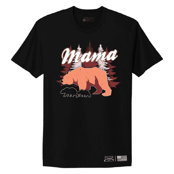 Women's Mama Bear Boyfriend Fit T-Shirt - Black - Image 2