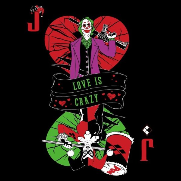 Love Is Crazy T-Shirt - Black - Image 2