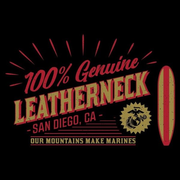 USMC - San Diego T-Shirt - Black - Image 3