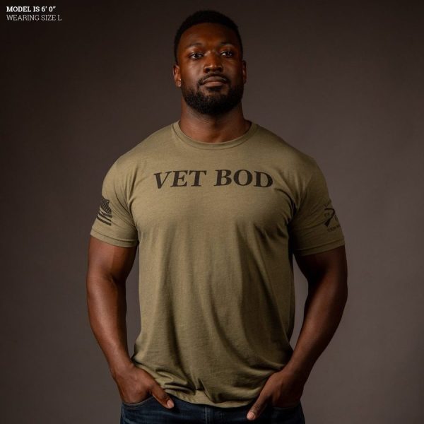 Vet Bod T-Shirt - Military Green - Image 5