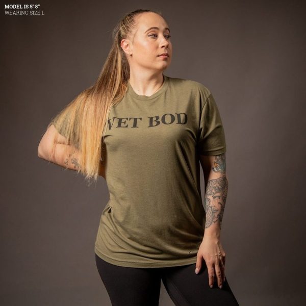Women's Vet Bod Boyfriend Fit T-Shirt - Military Green - Image 9