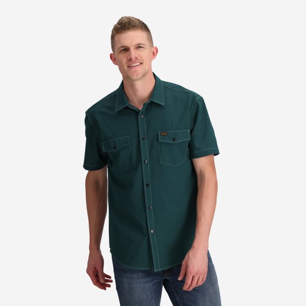 Men's Enduro Solid Teal Tech Shirt