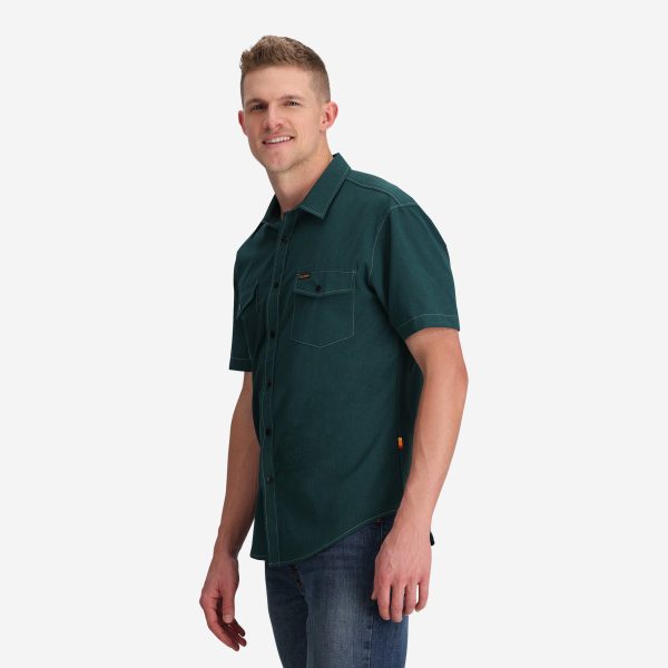 Men's Enduro Solid Teal Tech Shirt - Image 3