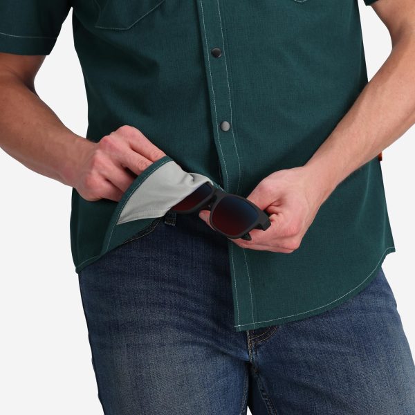 Men's Enduro Solid Teal Tech Shirt - Image 6