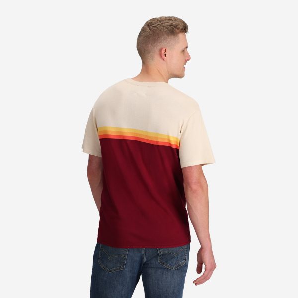 Men's Voyager Knit Tee in Sunset - Image 3
