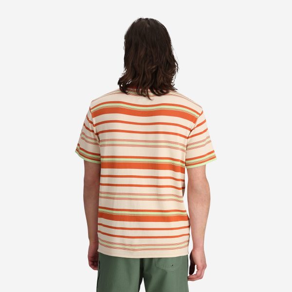 Men's Voyager Knit Tee in Creamsicle - Image 3