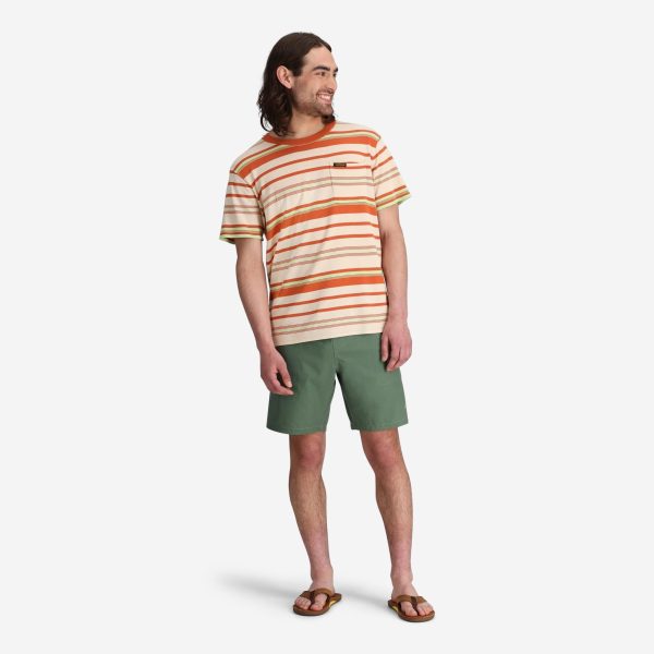 Men's Voyager Knit Tee in Creamsicle - Image 4