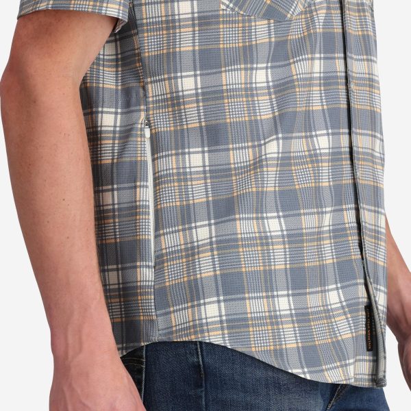 Men's Western Plaid Tech Shirt - Image 7