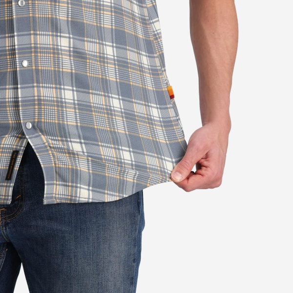 Men's Western Plaid Tech Shirt - Image 8