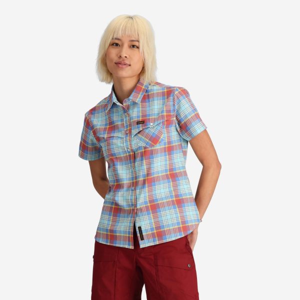 Women's Western Plaid Tech Shirt
