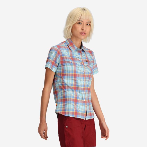 Women's Western Plaid Tech Shirt - Image 2