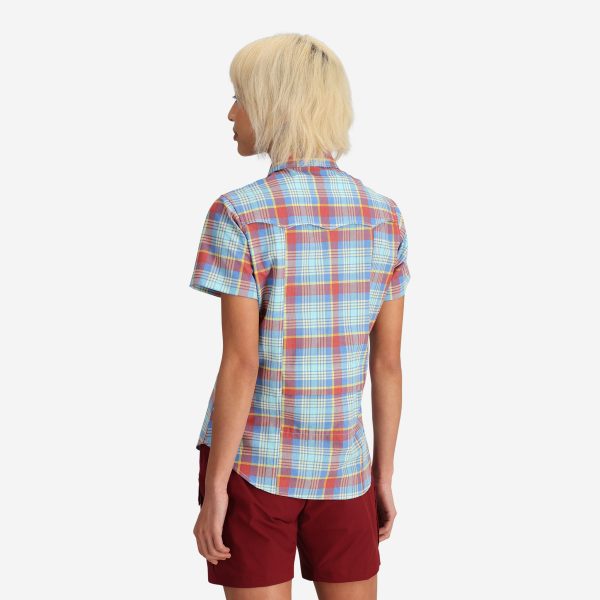 Women's Western Plaid Tech Shirt - Image 3