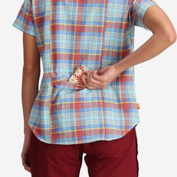 Women's Western Plaid Tech Shirt - Image 6