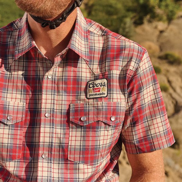 Men's Western Coors Banquet Collab Plaid Tech Shirt - LIMITED EDITION - Image 10