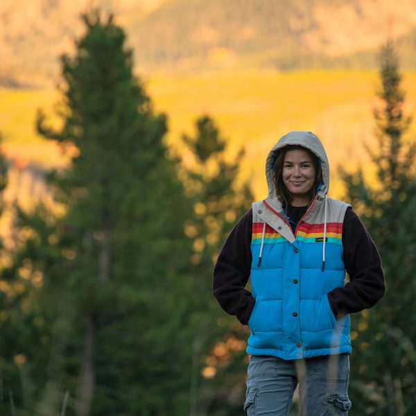 Women's Epic Bluebird Puffer Hooded Vest - Image 7