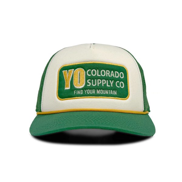 YO Colorado Supply Co Foam Trucker in Green - Image 2