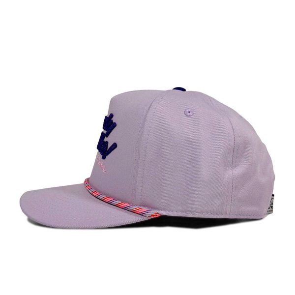 Kids' Howdy Golden Purple Trucker Hat - Image 3