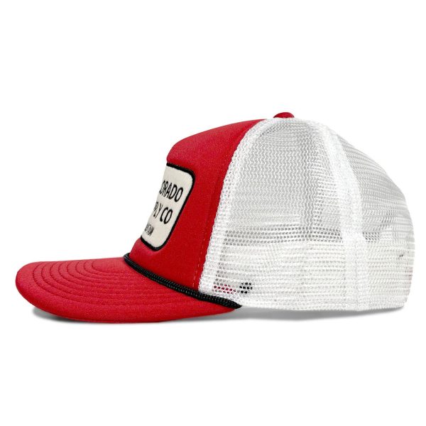 YO Colorado Supply Co Foam Trucker in Red - Image 3