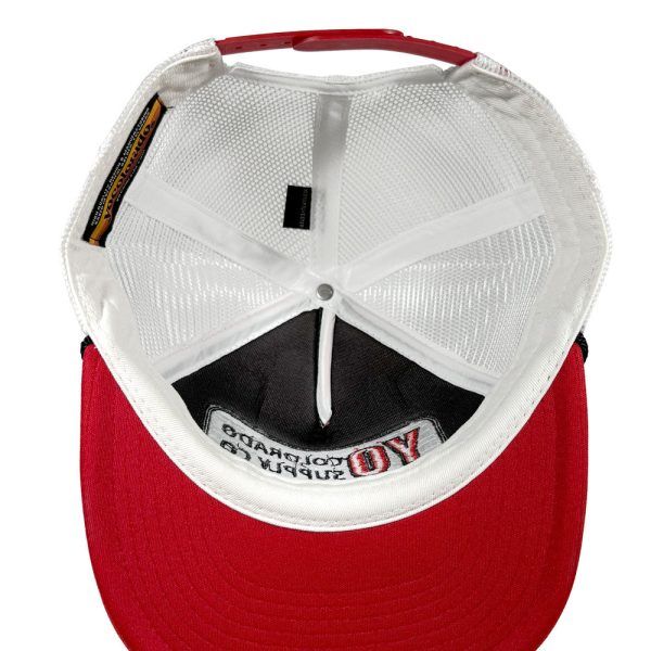 YO Colorado Supply Co Foam Trucker in Red - Image 4