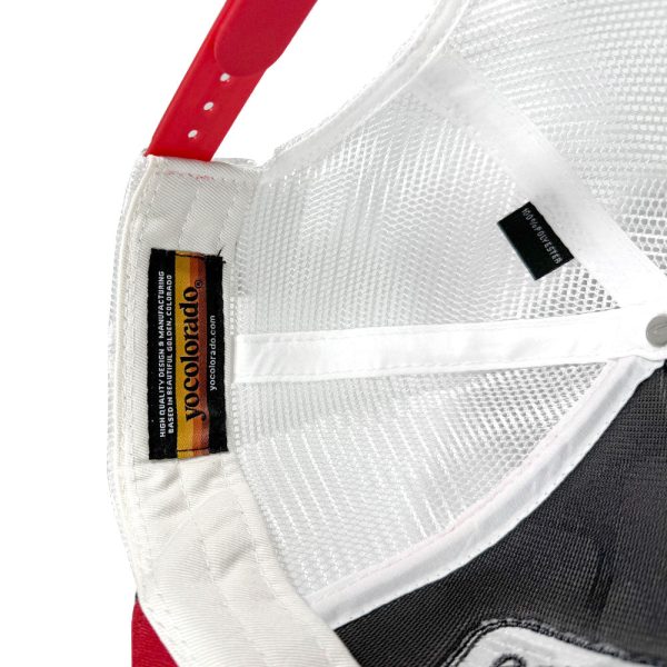 YO Colorado Supply Co Foam Trucker in Red - Image 5