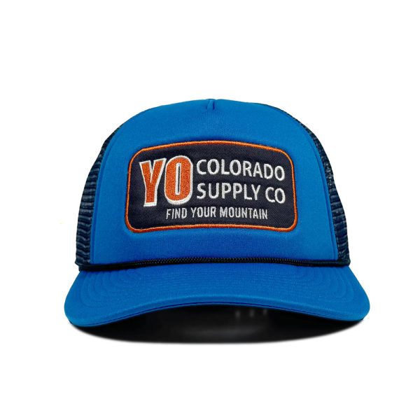 YO Colorado Supply Co Foam Trucker in Blue - Image 2