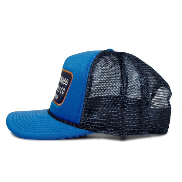 YO Colorado Supply Co Foam Trucker in Blue - Image 3