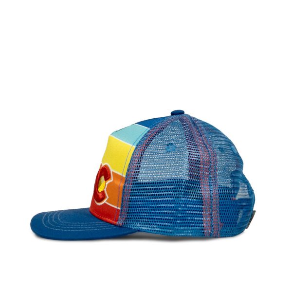 Kids' Rainbow Fader Trucker Hat - Image 3