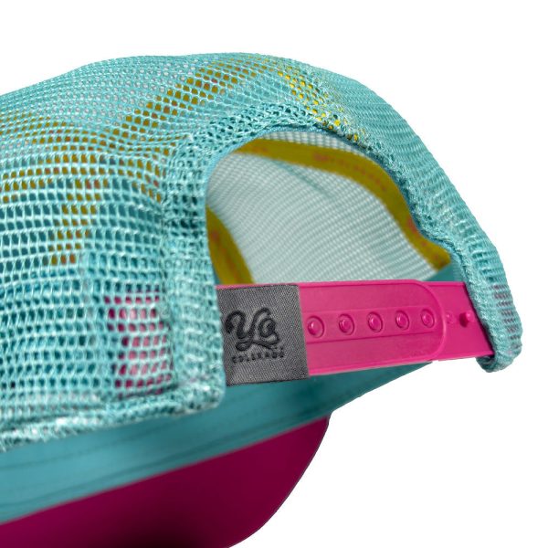 Turquoise Lake Fader Trucker Hat - Image 4