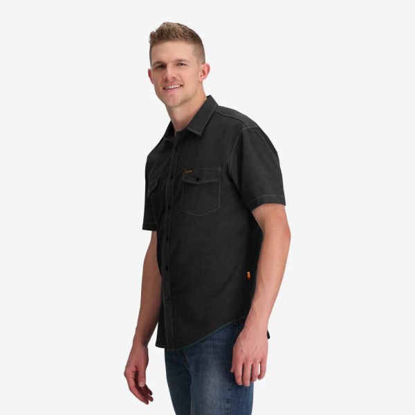 Men's Enduro Solid Black Tech Shirt - Image 3